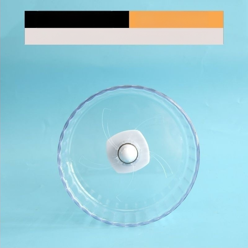 Caurspīdīgs hamsters skrējiens rats ar anti-jam dizainu, kluss darbs, PP materiāls