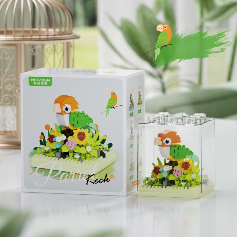 LEGO-savietojami būvbloki, dekoratīvs poda ornaments, ABS plastmasa, DIY montāža, piemērots 7–14 gadiem