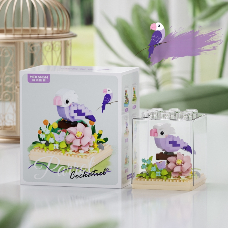 LEGO-savietojami būvbloki, dekoratīvs poda ornaments, ABS plastmasa, DIY montāža, piemērots 7–14 gadiem