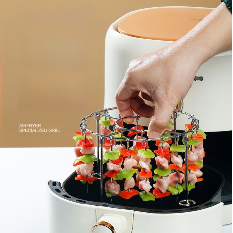 Vertikálny gril na špízy, 24 špízov z nehrdzavejúcej ocele 304, pre domácu potrebu, bez otáčania