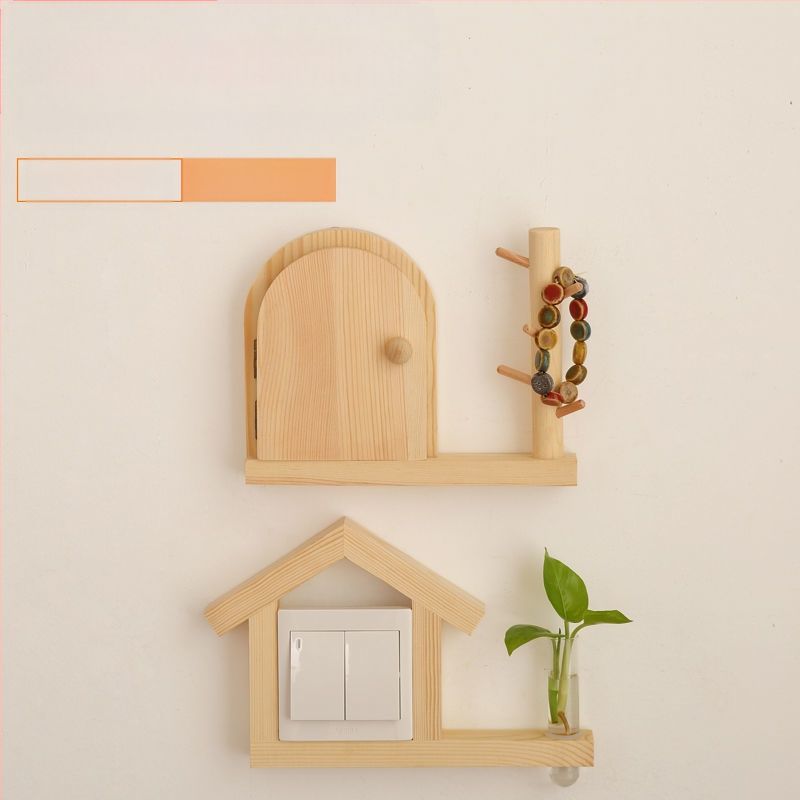 Medinis sieninis jungiklio dangtelis, Skandinavijos stilius, dekoratyvinė plokštė, 2023 metai