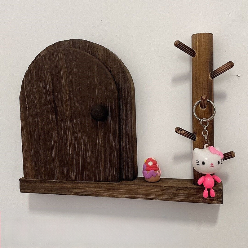 Medinis sieninis jungiklio dangtelis, Skandinavijos stilius, dekoratyvinė plokštė, 2023 metai