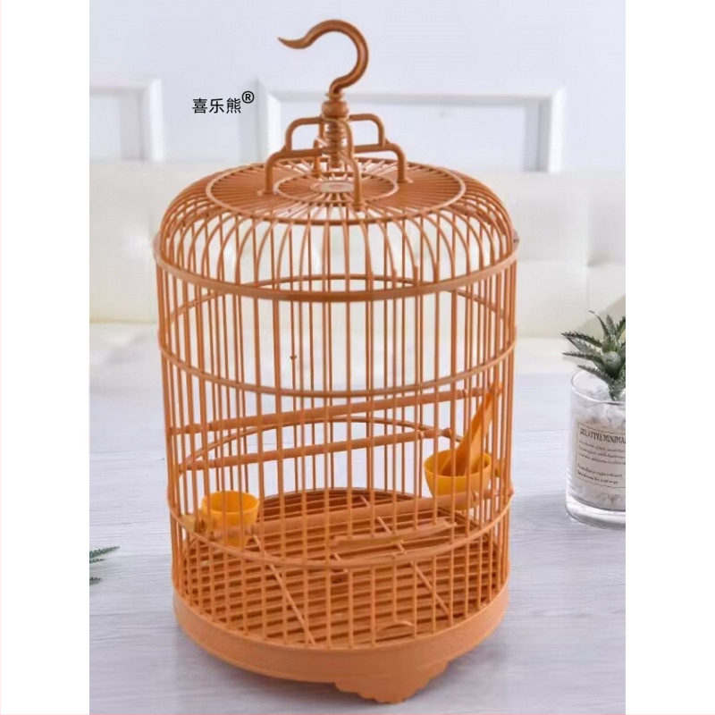 Клетка за птици – кръгла ретро луксова за птици (Марка Bear zhizhe; Материал: Друг; Произход: Друг; Внос: Не)
