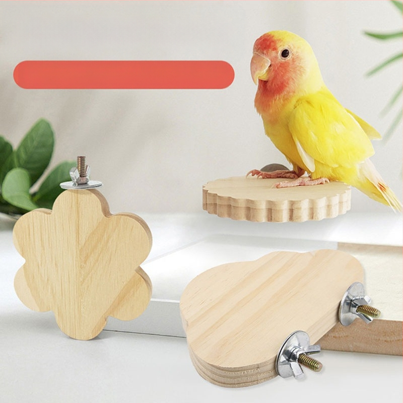 Medinė platforma paukščiams narve — šuolio ir poilsio platforma naminiams gyvūnėliams (Prekės kodas: 240711007; Importuotas: Ne; Rūšis: Paukštis)