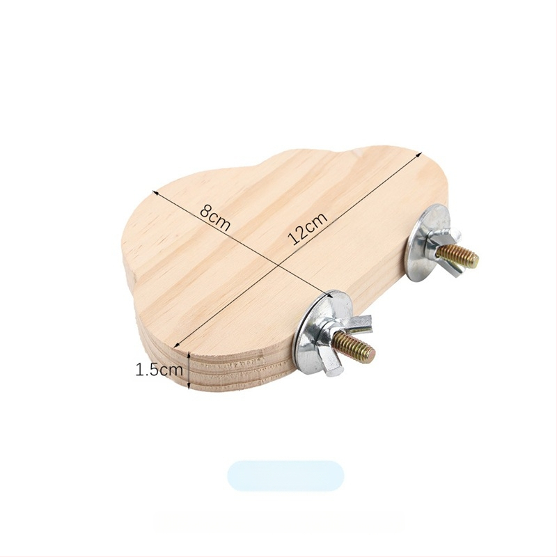 Medinė platforma paukščiams narve — šuolio ir poilsio platforma naminiams gyvūnėliams (Prekės kodas: 240711007; Importuotas: Ne; Rūšis: Paukštis)