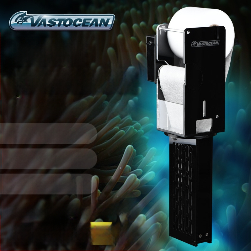 VASTOCEAN Akvārija filtrs ar filtrēšanas maisiņa versiju, filtrēšanas auduma ruļļa, automātiska mitrā-sausa atdalīšana, sprādzienizturīgs dizains