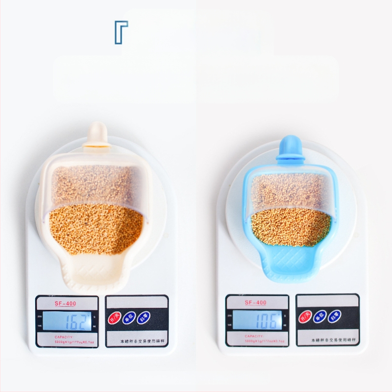 Автоматичен хранилник за папагали, пластмасова кутия за храна, пакет 50 бр., марка Weibi, подходящ за аквариум, антиразпръскваща хранилна чаша