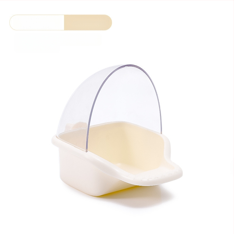 Автоматичен хранилник за папагали, пластмасова кутия за храна, пакет 50 бр., марка Weibi, подходящ за аквариум, антиразпръскваща хранилна чаша