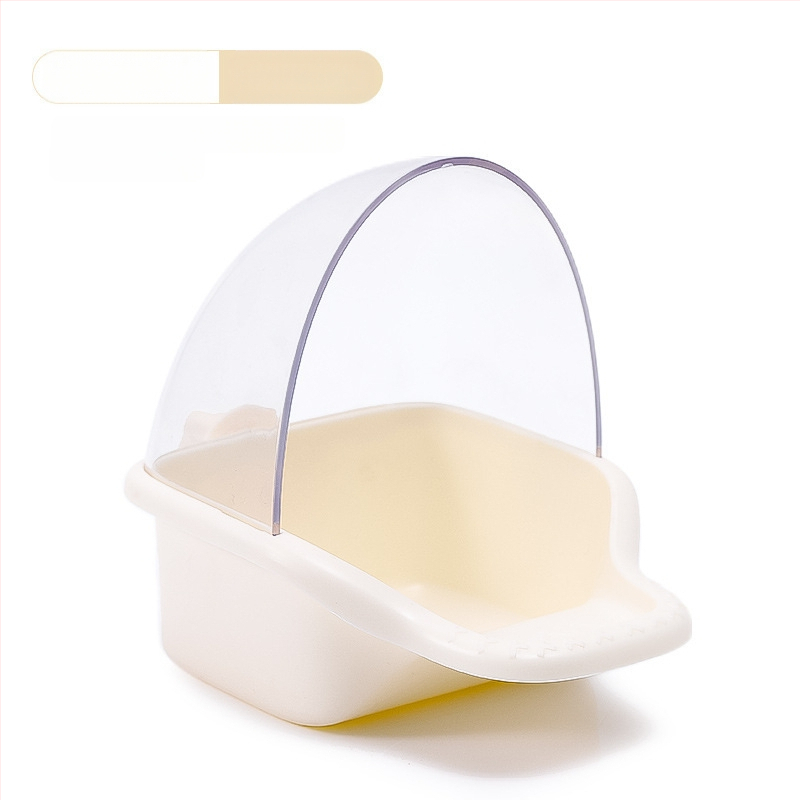 Автоматичен хранилник за папагали, пластмасова кутия за храна, пакет 50 бр., марка Weibi, подходящ за аквариум, антиразпръскваща хранилна чаша