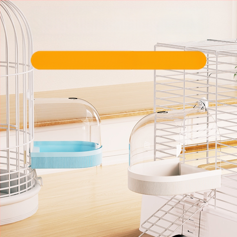 Птична купалня за папагали и малки птици – мотив тигрова кожа и пион, стил Черна феникс