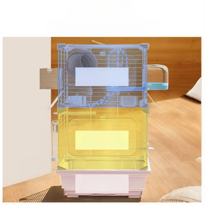 Папагалова клетка – голяма външна прозрачна метална клетка с тава за отпадъци, изработена от нисковъглеродна стоманена тел