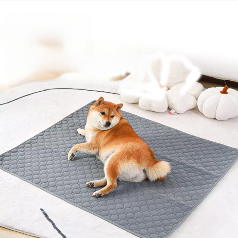 Šunims ir katėms skirtas šlapimo kilimėlis, daugkartinis, skalbiamas, atsparus vandeniui su priešslydžia paviršiumi (medžiagos: tinklinė medžiaga + medvilnė + vandeniui atsparus sluoksnis)