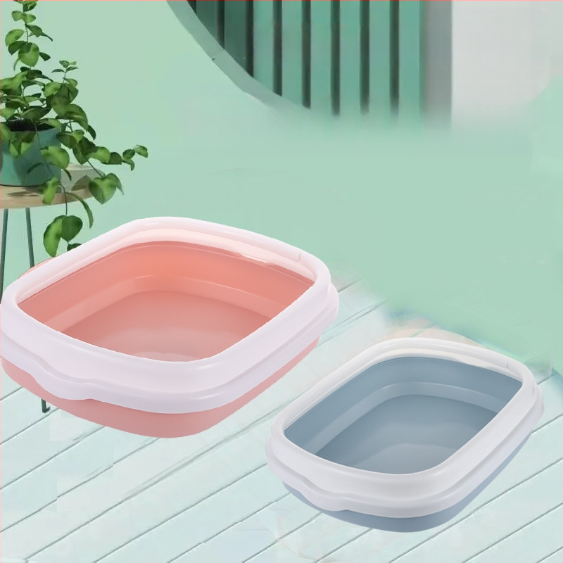 Lopatica za mačji pijesak, poluzatvoren dizajn, spriječava prskanje, odvojiva i periva, PP