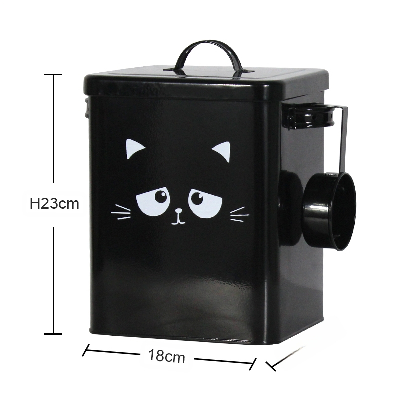 Κάδος αποθήκευσης τροφών κατοικίδιων από γαλβανισμένο μέταλλο, αδιάβροχος, σφραγισμένος, με μεγάλη χωρητικότητα