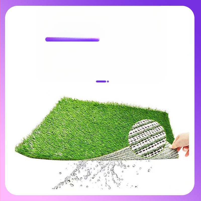 Εσωτερική τουαλέτα σκύλου με PE τεχνητό χλοοτάπητα για ούρηση και αφόδευση