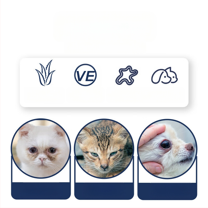 Duolai ammon Υγρά μαντηλάκια για κατοικίδια — για γάτες και σκύλους, φροντίδα ματιών και αυτιών, μη υφαντό ύφασμα, καθαρισμός, καθολική χρήση