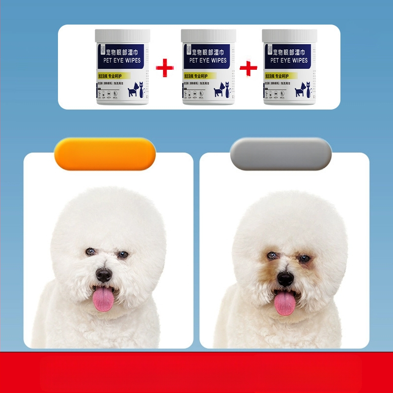 Duolai ammon Υγρά μαντηλάκια για κατοικίδια — για γάτες και σκύλους, φροντίδα ματιών και αυτιών, μη υφαντό ύφασμα, καθαρισμός, καθολική χρήση