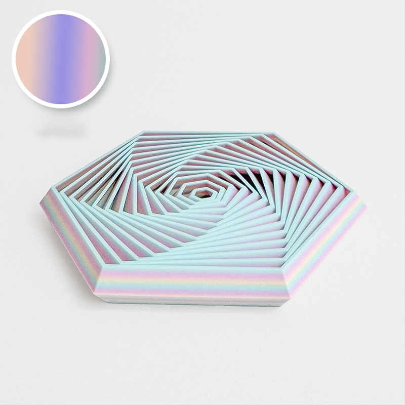 Драконоподобен орнамент за облекчаване на стреса, PLA материал, леене, стил модерно изкуство.