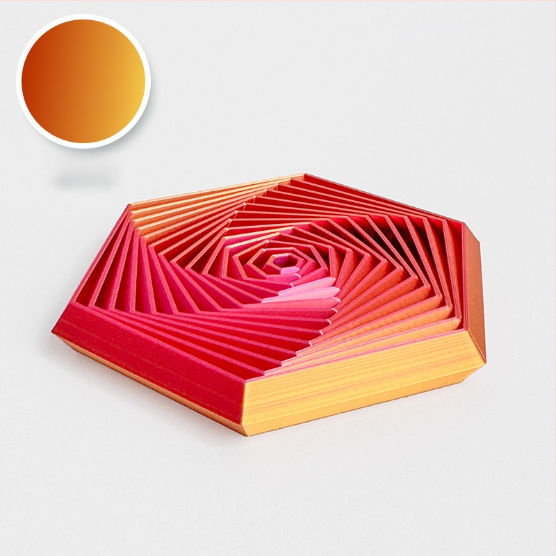 Драконоподобен орнамент за облекчаване на стреса, PLA материал, леене, стил модерно изкуство.