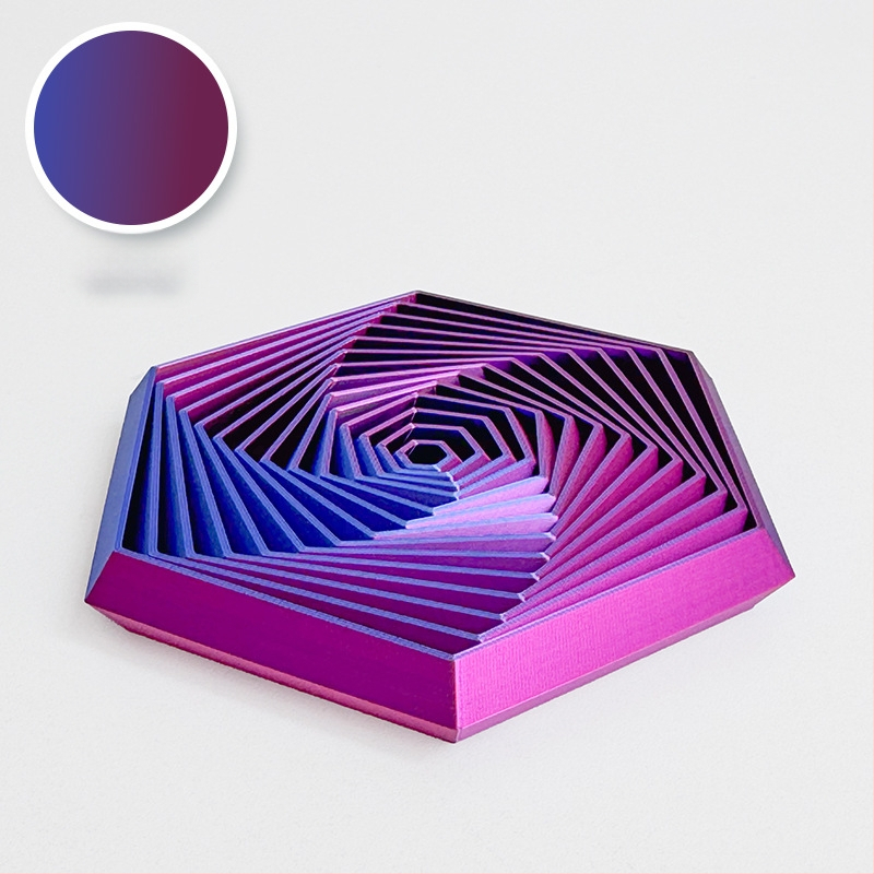 Драконоподобен орнамент за облекчаване на стреса, PLA материал, леене, стил модерно изкуство.