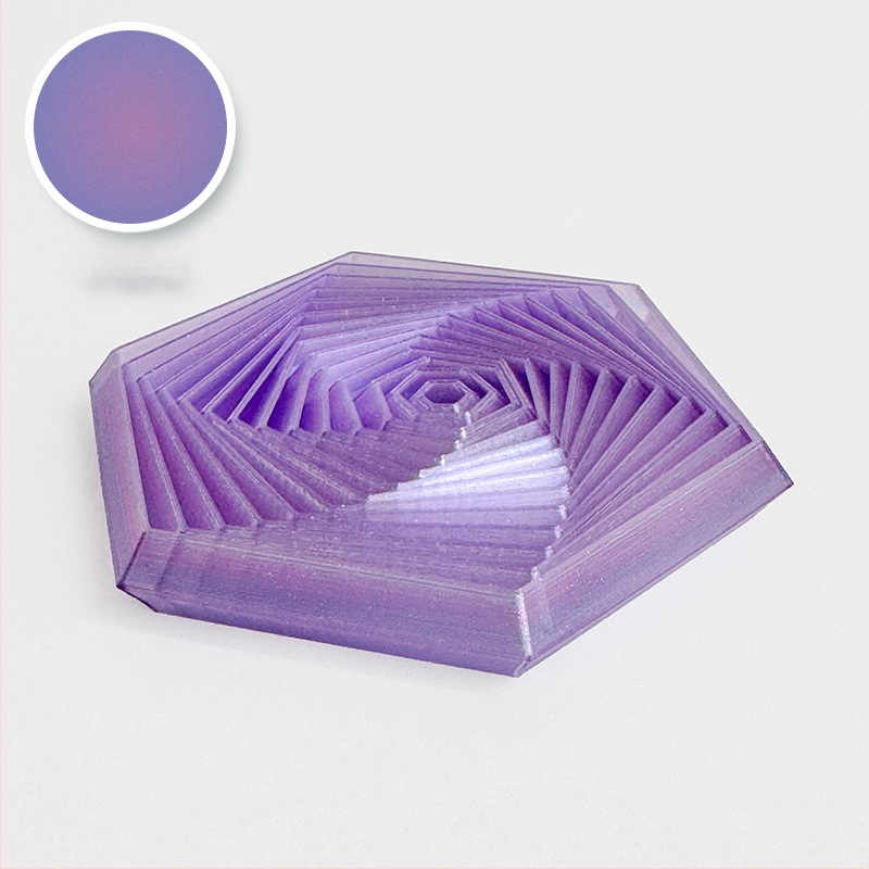 Драконоподобен орнамент за облекчаване на стреса, PLA материал, леене, стил модерно изкуство.