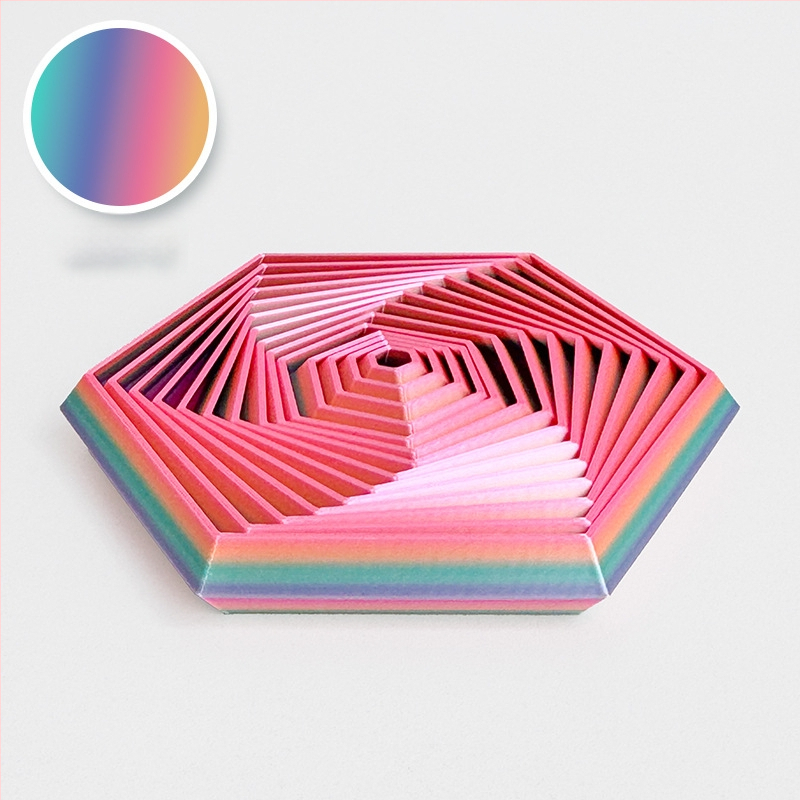 Драконоподобен орнамент за облекчаване на стреса, PLA материал, леене, стил модерно изкуство.