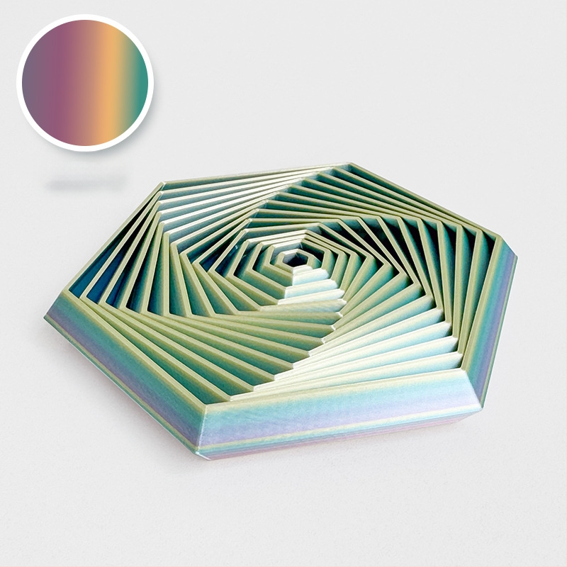 Драконоподобен орнамент за облекчаване на стреса, PLA материал, леене, стил модерно изкуство.