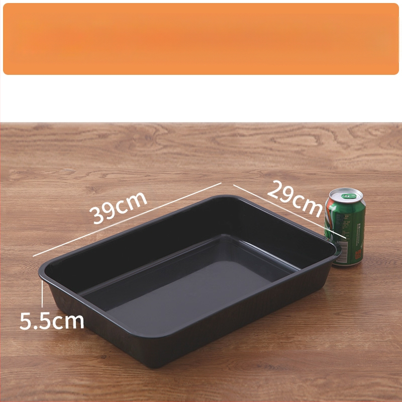 Stačiakampė plastikinė lėkštė mėsai ir delikatesams, kinų stilius