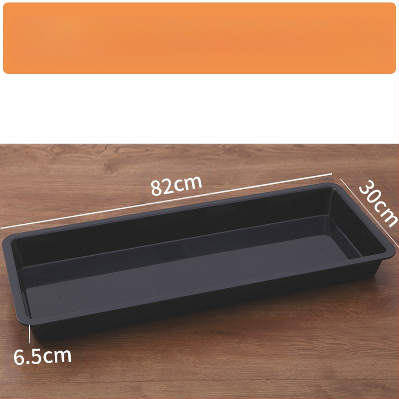 Stačiakampė plastikinė lėkštė mėsai ir delikatesams, kinų stilius