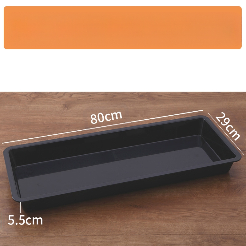 Stačiakampė plastikinė lėkštė mėsai ir delikatesams, kinų stilius