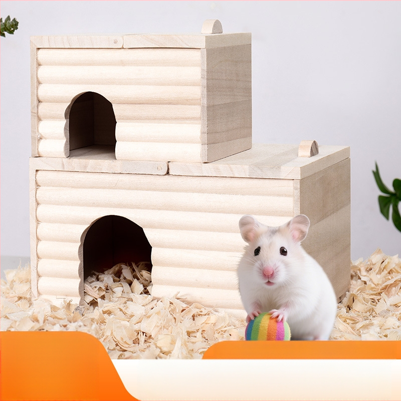 Koka hamstera mājiņa no Honghai zīmola, piemērota visām sezonām