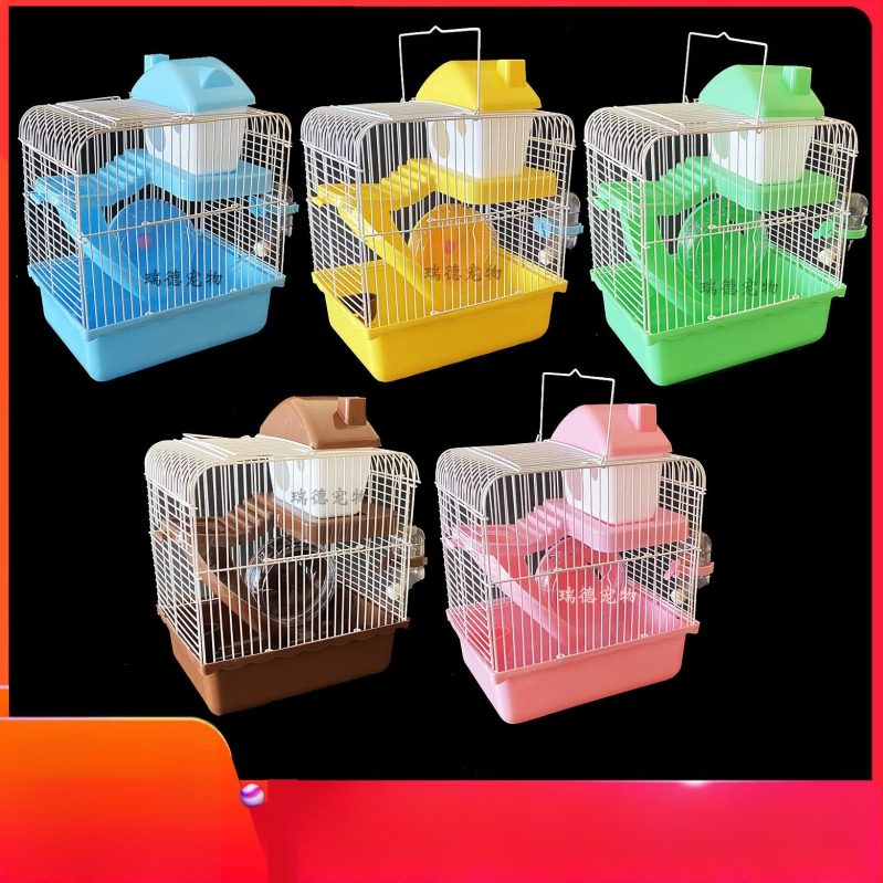 Hamsteru kaste pilī stilā – metāls, četrām sezonām, piemērots hamsterim – Chongbole