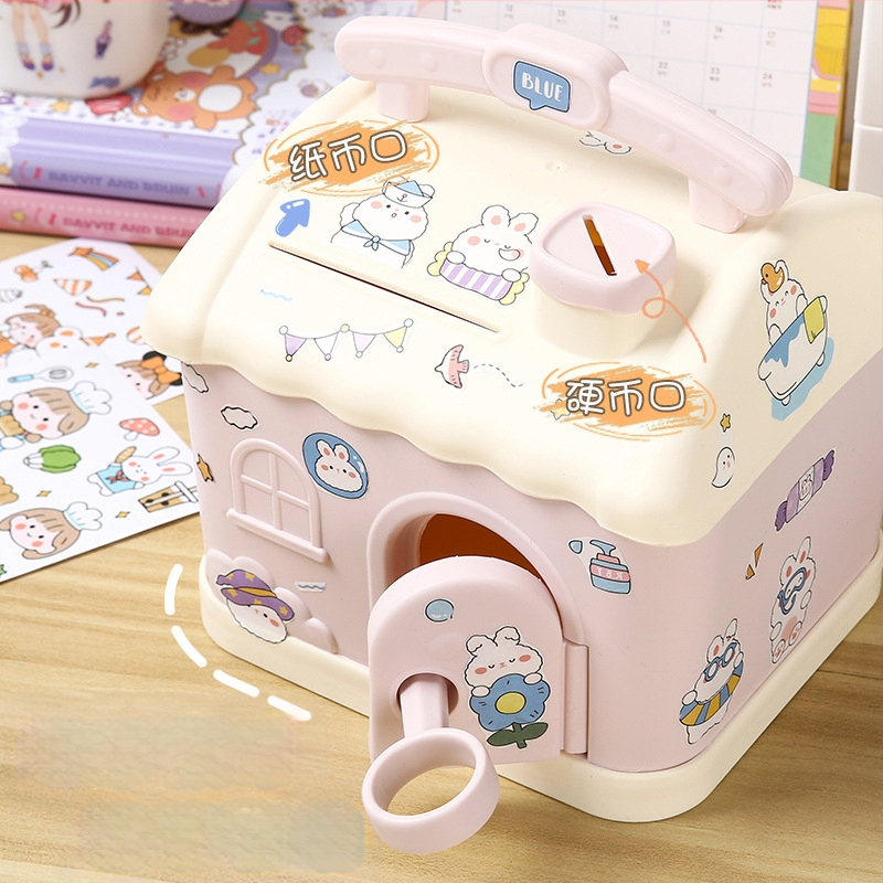 Meow Ear Карикатурна пластмасова детска касичка – блистерна опаковка