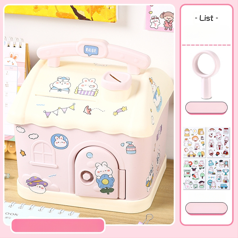 Meow Ear Карикатурна пластмасова детска касичка – блистерна опаковка