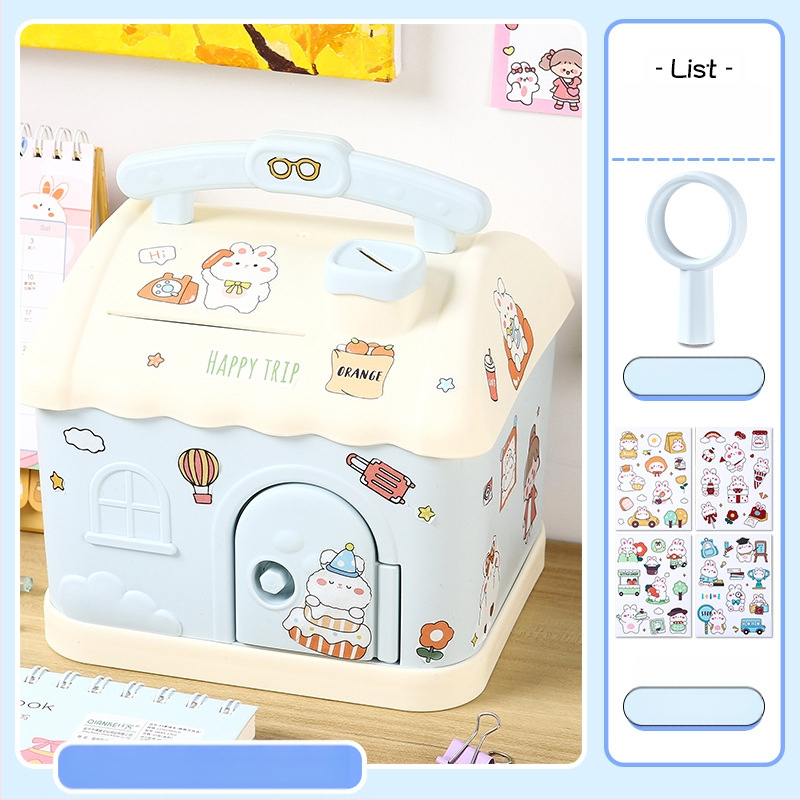 Meow Ear Карикатурна пластмасова детска касичка – блистерна опаковка