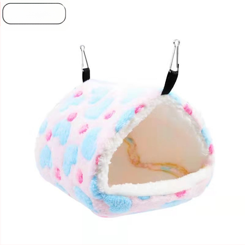 Hamstera karājošā ligzda ar dubultu telpu, kokvilnas hamaks, silts un aukstumizturīgs.