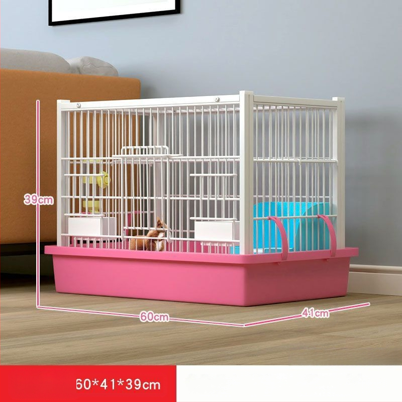 Metāla mājdzīvnieku būris — dāvanai gatavs, ligzdas un būri