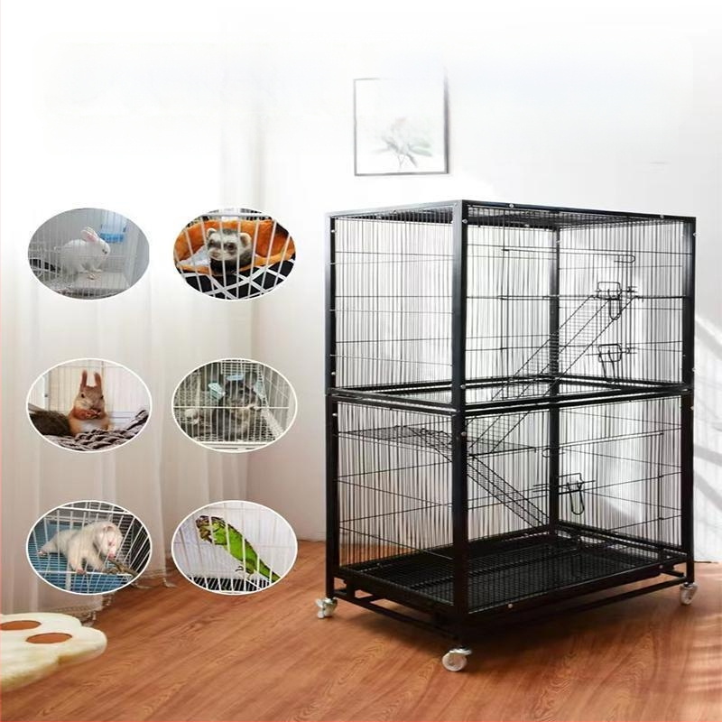 Metāla mājdzīvnieku būris — dāvanai gatavs, ligzdas un būri