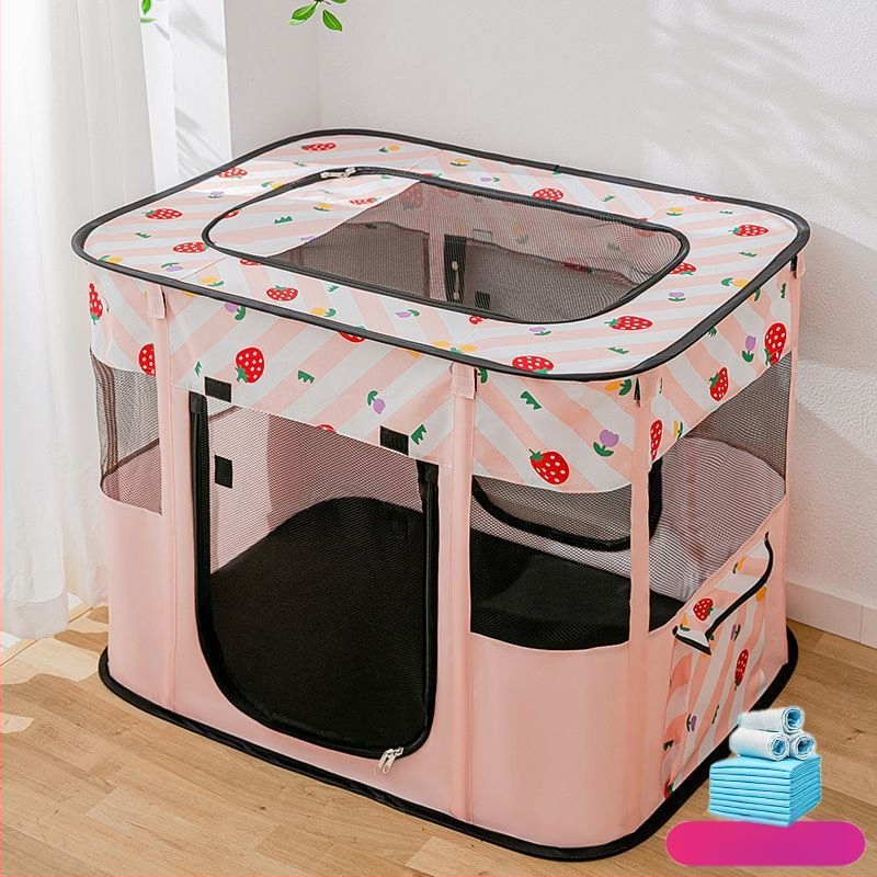 Kaķa maternāla istaba – taisnstūra, slēgta ligzda kaķiem; Materiāls: Oxford audums; Piemērots kaķiem; Kategorija: mājdzīvnieku ligzdas