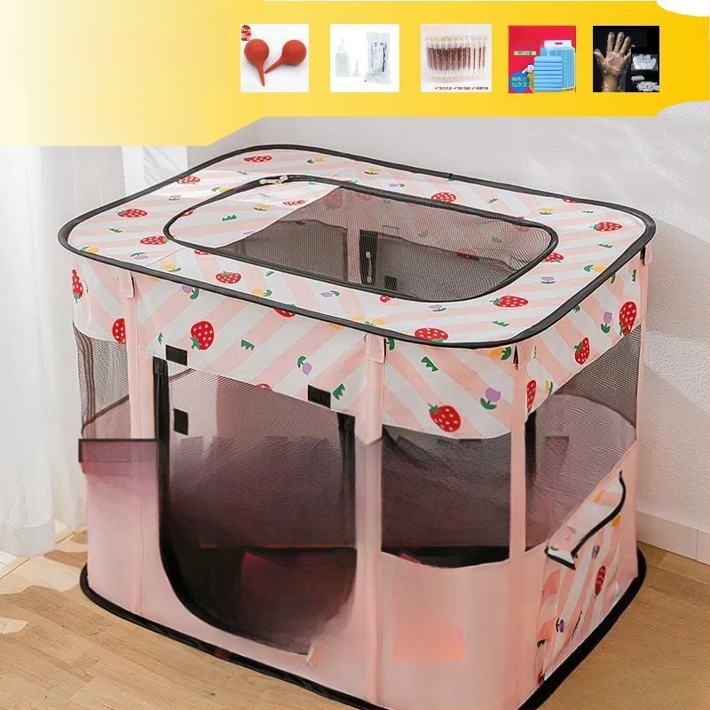 Kaķa maternāla istaba – taisnstūra, slēgta ligzda kaķiem; Materiāls: Oxford audums; Piemērots kaķiem; Kategorija: mājdzīvnieku ligzdas