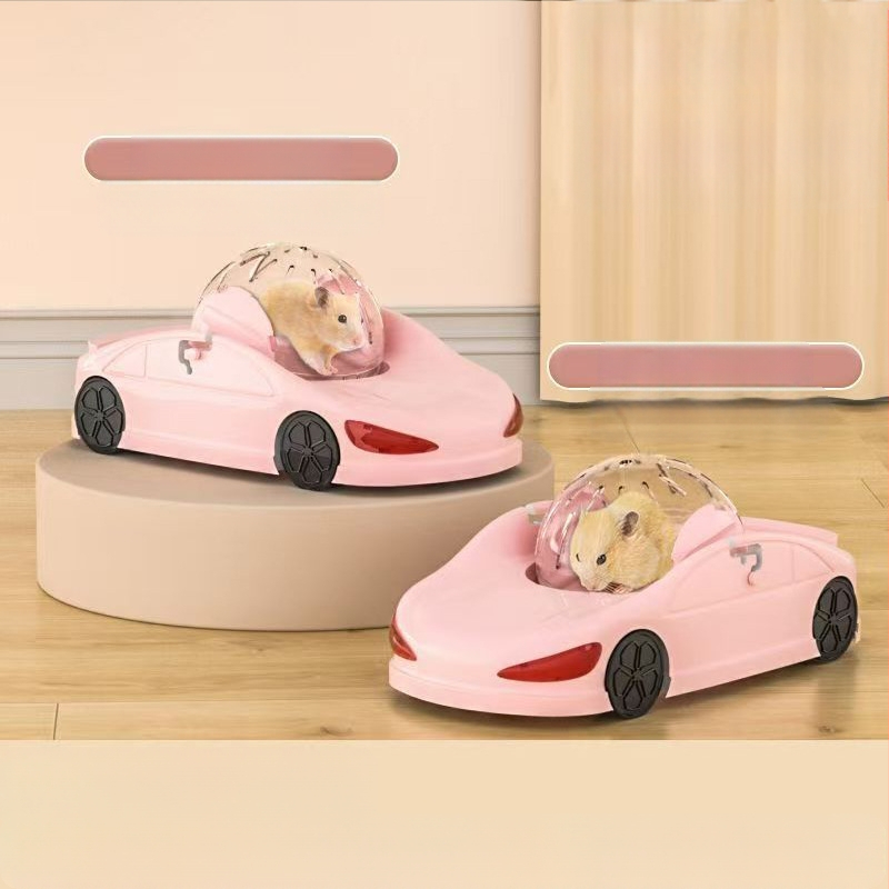 Hamsteru skrējiena ritenis — plastmasas konstrukcija, GXALKJ zīmols, piemērots maziem mājdzīvniekiem