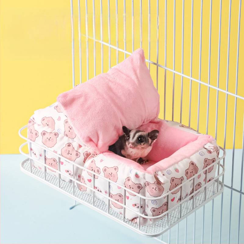 Спално гнездо за хамстери (памучна тъкан; Weibi; есен и зима; подходящо за хамстер)