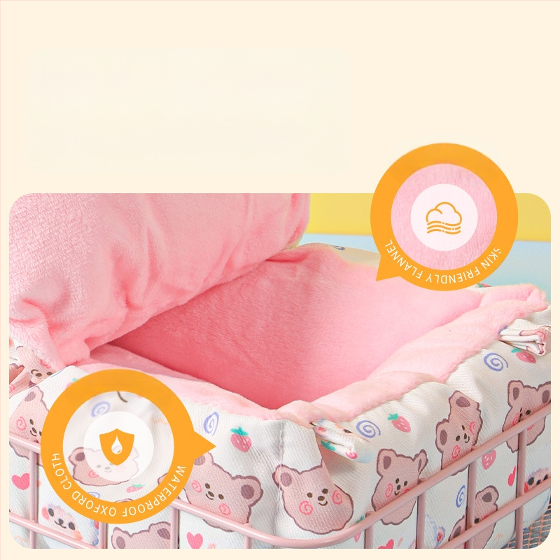 Спално гнездо за хамстери (памучна тъкан; Weibi; есен и зима; подходящо за хамстер)