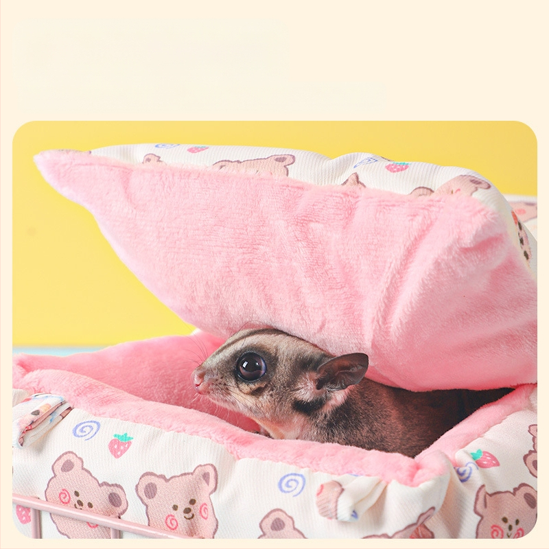 Спално гнездо за хамстери (памучна тъкан; Weibi; есен и зима; подходящо за хамстер)