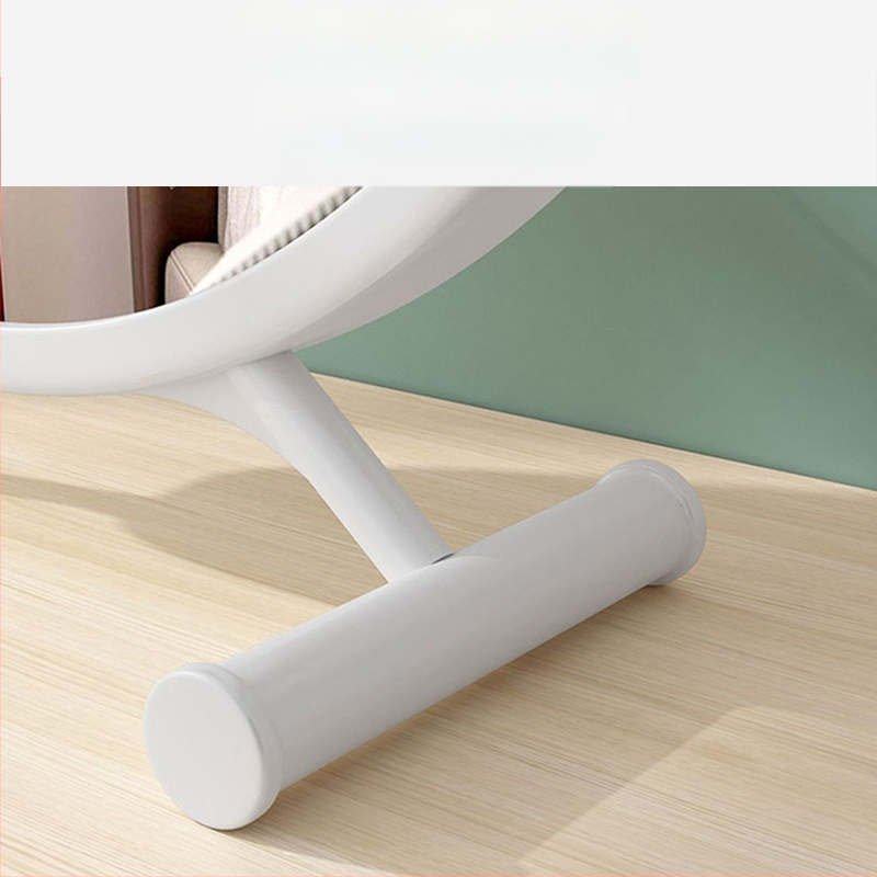 Επιτραπέζιος καθρέφτης μακιγιάζ με φωτισμό, πλαίσιο PU/PS/PVC; επιφάνεια καθρέπτη; κατάλληλος για καθιστικό, υπνοδωμάτιο ή μπάνιο; ιδανικό δώρο για γάμο, γενέθλια ή γιορτές.