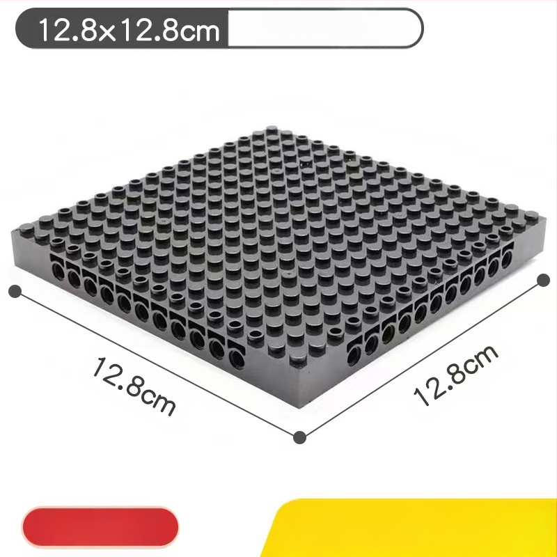 Mozaīkas pikseļu būvlblokiem ar ķieģeļu caurumiem pamats plāksnei, saderīgi ar LEGO 65809, DIY un logotipa pielāgošana