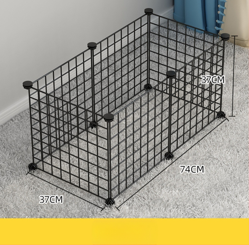 Iekštelpu mājdzīvnieku siena - kaķu aizsardzības vārti, modulāra barjera maziem un vidējiem suņiem, dzelzs stieple, zīmols Seven, imports: Nē