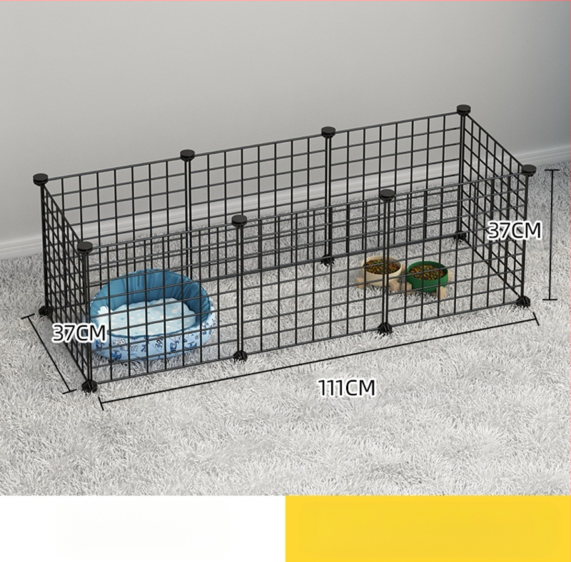 Iekštelpu mājdzīvnieku siena - kaķu aizsardzības vārti, modulāra barjera maziem un vidējiem suņiem, dzelzs stieple, zīmols Seven, imports: Nē