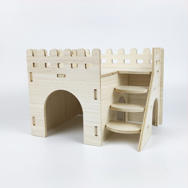 Дървена къщичка за хамстери — укритие за всички сезони