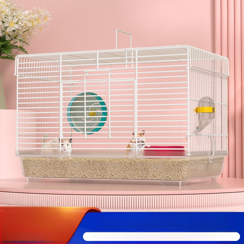 Клетка за хамстери от неръждаема стомана; марка: Друг; подходяща за хамстери